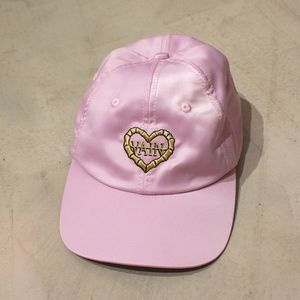 Pastel pink-purple lazy oaf x vain collab dad cap